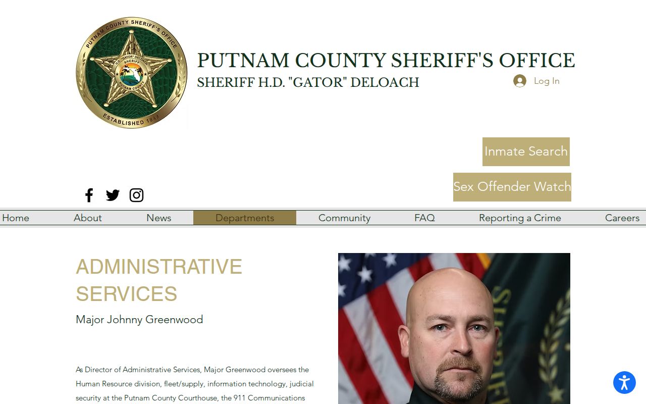 Putnam County arrest warrant section information